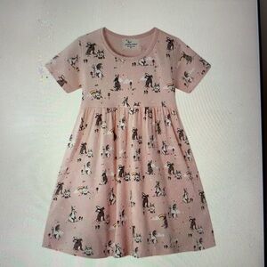 Jumping Meters Girls Summer dress w bunnies Sz 4T
